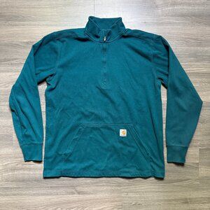 Carhartt Men's 1/4 Zip Pullover - Blue